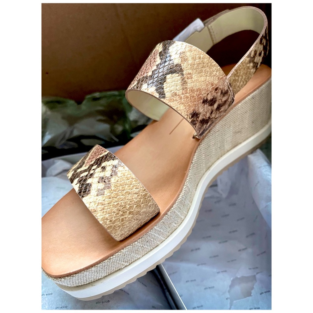 Leather Wedge Sandals